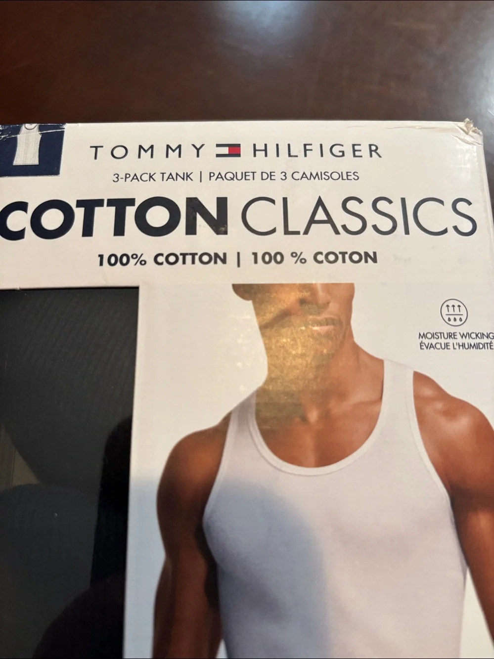 Tommy Hilfiger 3 Pack Black Cotton Tanks NWT